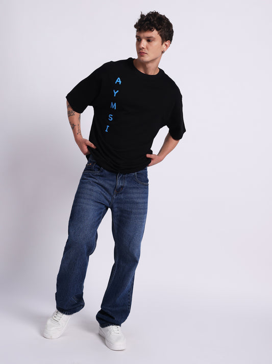 Dragon Sky Drip T-Shirt (240 GSM) – Oversized Streetwear with Phoenix Graphic & Puff Print (Ultra Soft Fabric)